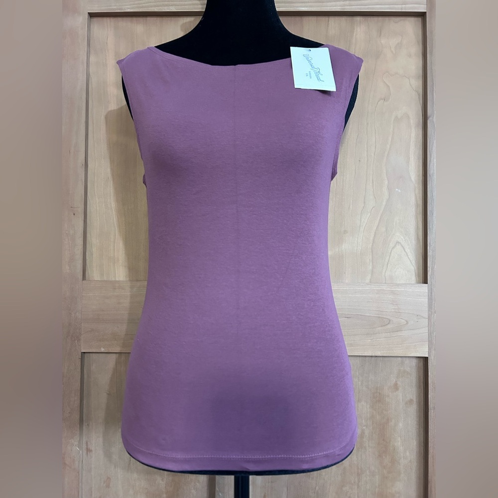 Universal Thread Fitted Sleeveless Tank Top Purple - Picture 1 of 5